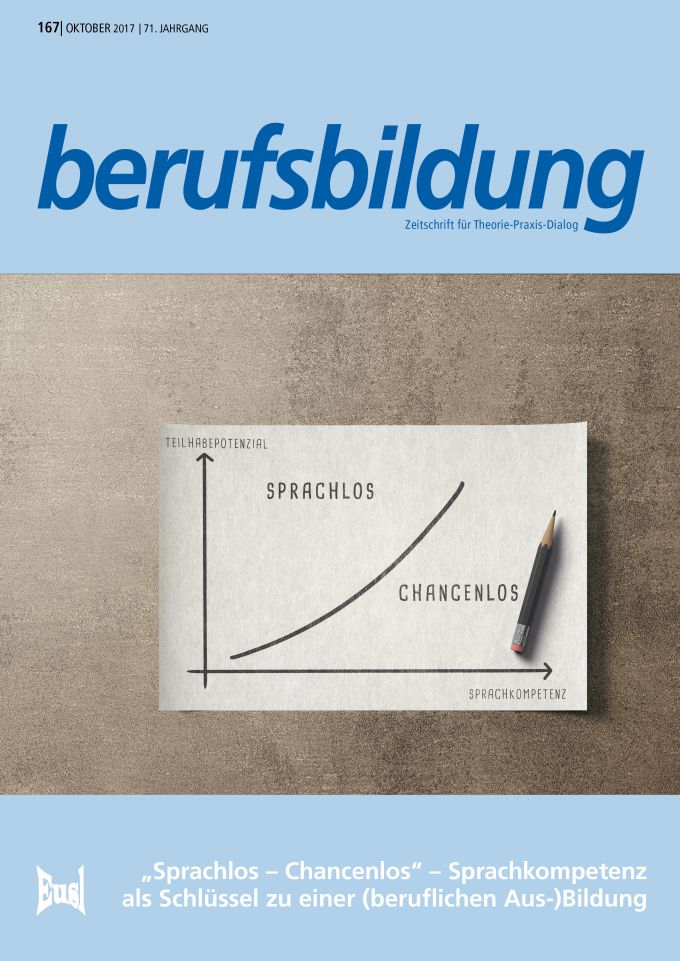 Zeitschrift 'berufsbildung', Heft 167: "Sprachlos - Chancenlos"